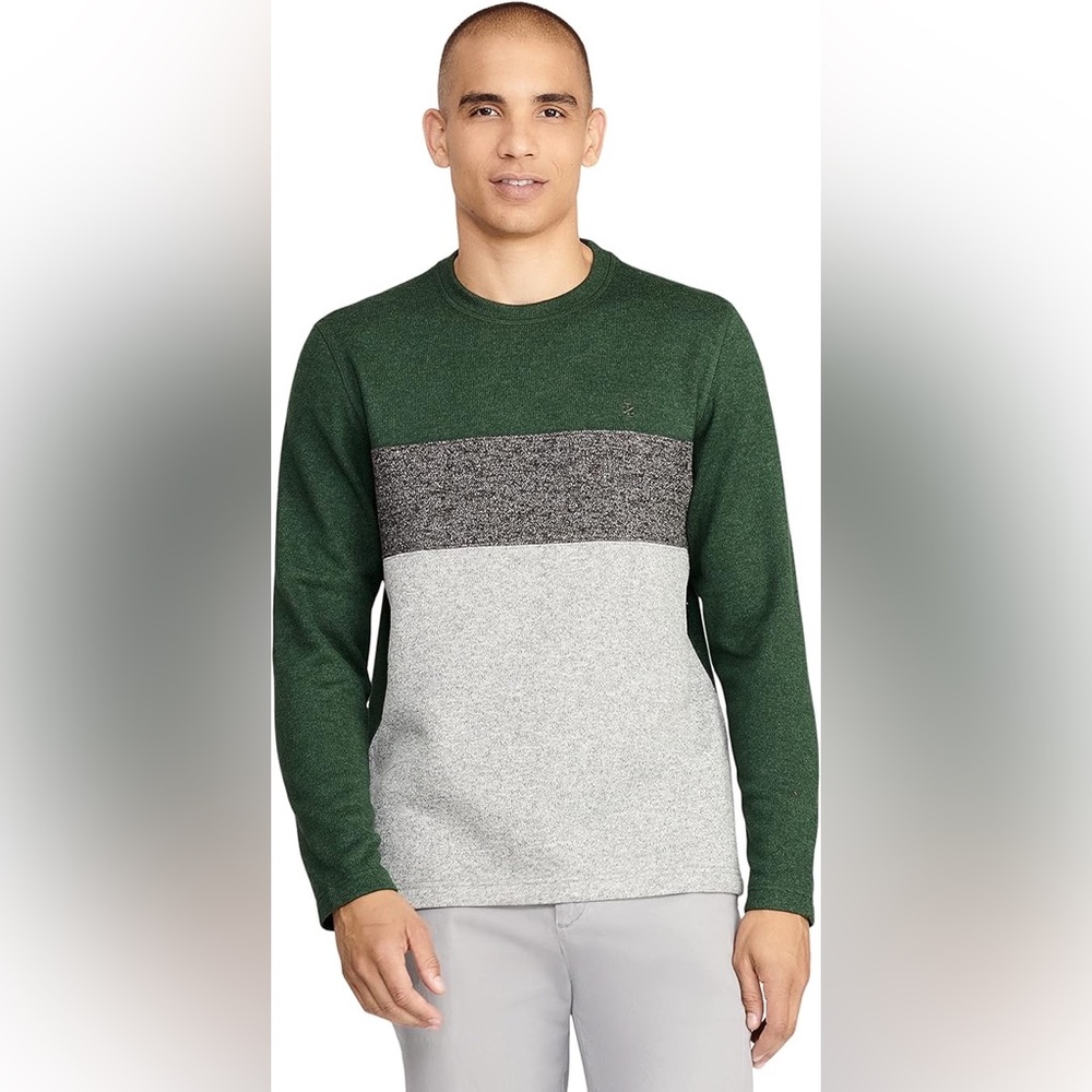 IZOD Men's Advantage Performance Crewneck Sweater Fleece